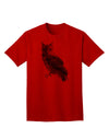 Lucky Cat Owl Premium Adult T-Shirt - Exclusively for Trendsetters-Mens T-shirts-TooLoud-Red-Small-Davson Sales