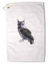 Lucky Cat Owl Premium Cotton Golf Towel - 16&#x22; x 25-Golf Towel-TooLoud-16x25"-Davson Sales