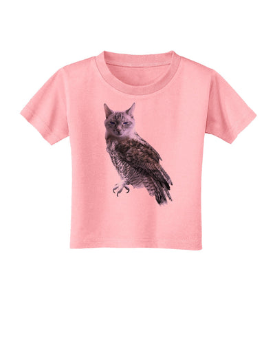 Lucky Cat Owl Toddler T-Shirt-Toddler T-Shirt-TooLoud-Candy-Pink-2T-Davson Sales