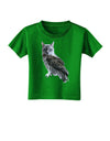 Lucky Cat Owl Toddler T-Shirt Dark-Toddler T-Shirt-TooLoud-Clover-Green-2T-Davson Sales