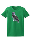 Lucky Cat Owl Womens Dark T-Shirt-TooLoud-Kelly-Green-X-Small-Davson Sales