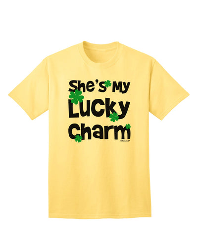 Lucky Charm Collection: Coordinated Couples Design Adult T-Shirt by TooLoud-Mens T-shirts-TooLoud-Yellow-Small-Davson Sales