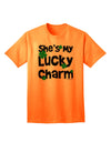 Lucky Charm Collection: Coordinated Couples Design Adult T-Shirt by TooLoud-Mens T-shirts-TooLoud-Neon-Orange-Small-Davson Sales