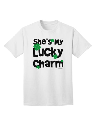 Lucky Charm Collection: Coordinated Couples Design Adult T-Shirt by TooLoud-Mens T-shirts-TooLoud-White-Small-Davson Sales