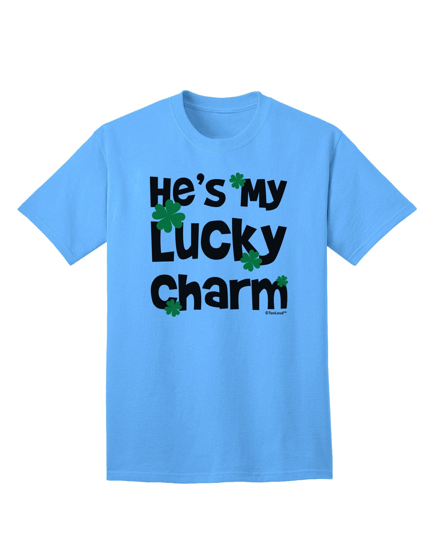 Lucky Charms Unite - Coordinated Couples Design Adult T-Shirt by TooLoud-Mens T-shirts-TooLoud-Aquatic-Blue-Small-Davson Sales