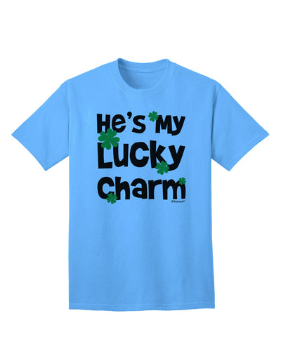 Lucky Charms Unite - Coordinated Couples Design Adult T-Shirt by TooLoud-Mens T-shirts-TooLoud-Aquatic-Blue-Small-Davson Sales
