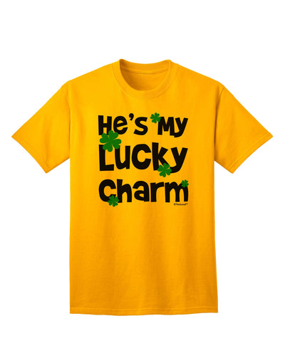 Lucky Charms Unite - Coordinated Couples Design Adult T-Shirt by TooLoud-Mens T-shirts-TooLoud-Gold-Small-Davson Sales