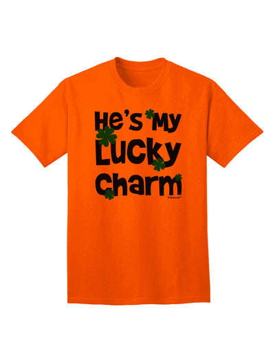 Lucky Charms Unite - Coordinated Couples Design Adult T-Shirt by TooLoud-Mens T-shirts-TooLoud-Orange-Small-Davson Sales