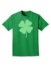 Lucky Four Leaf Clover St Patricks Day Adult Dark T-Shirt-Mens T-Shirt-TooLoud-Kelly-Green-Small-Davson Sales