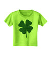 Lucky Four Leaf Clover St Patricks Day Toddler T-Shirt-Toddler T-Shirt-TooLoud-Lime-Green-2T-Davson Sales