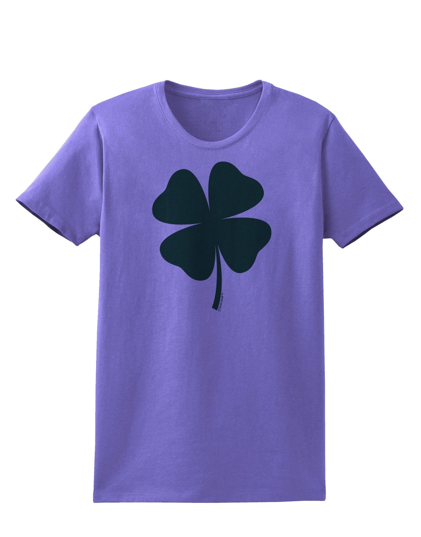 Lucky Four Leaf Clover St Patricks Day Womens T-Shirt-Womens T-Shirt-TooLoud-Violet-X-Small-Davson Sales