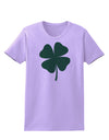 Lucky Four Leaf Clover St Patricks Day Womens T-Shirt-Womens T-Shirt-TooLoud-Lavender-X-Small-Davson Sales