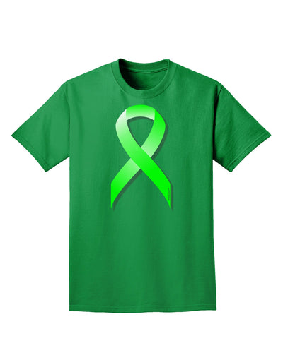 Lyme Disease Awareness Ribbon - Lime Green Adult Dark T-Shirt-Mens T-Shirt-TooLoud-Kelly-Green-Small-Davson Sales