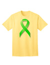 Lyme Disease Awareness Ribbon - Lime Green Adult T-Shirt-Mens T-Shirt-TooLoud-Yellow-Small-Davson Sales