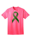 Lyme Disease Awareness Ribbon - Lime Green Adult T-Shirt-Mens T-Shirt-TooLoud-Neon-Pink-Small-Davson Sales