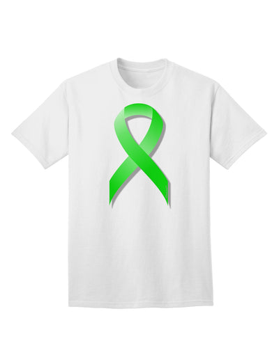 Lyme Disease Awareness Ribbon - Lime Green Adult T-Shirt-Mens T-Shirt-TooLoud-White-Small-Davson Sales