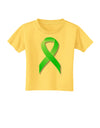 Lyme Disease Awareness Ribbon - Lime Green Toddler T-Shirt-Toddler T-Shirt-TooLoud-Yellow-2T-Davson Sales