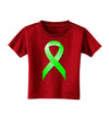 Lyme Disease Awareness Ribbon - Lime Green Toddler T-Shirt Dark-Toddler T-Shirt-TooLoud-Red-2T-Davson Sales