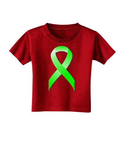 Lyme Disease Awareness Ribbon - Lime Green Toddler T-Shirt Dark-Toddler T-Shirt-TooLoud-Red-2T-Davson Sales