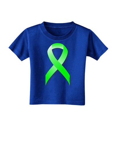 Lyme Disease Awareness Ribbon - Lime Green Toddler T-Shirt Dark-Toddler T-Shirt-TooLoud-Royal-Blue-2T-Davson Sales