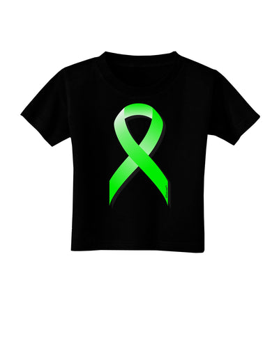 Lyme Disease Awareness Ribbon - Lime Green Toddler T-Shirt Dark-Toddler T-Shirt-TooLoud-Black-2T-Davson Sales