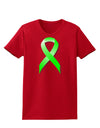 Lyme Disease Awareness Ribbon - Lime Green Womens Dark T-Shirt-TooLoud-Red-X-Small-Davson Sales