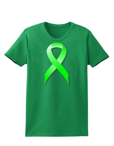 Lyme Disease Awareness Ribbon - Lime Green Womens Dark T-Shirt-TooLoud-Kelly-Green-X-Small-Davson Sales