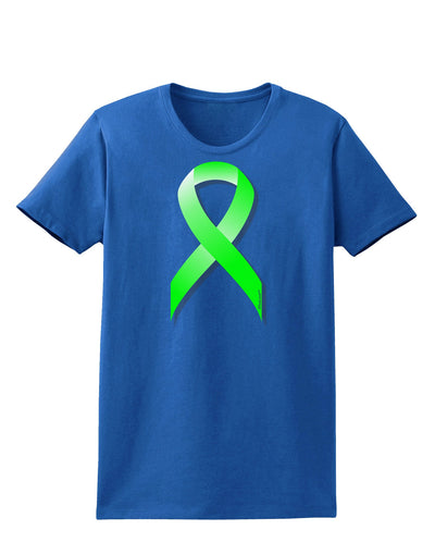 Lyme Disease Awareness Ribbon - Lime Green Womens Dark T-Shirt-TooLoud-Royal-Blue-X-Small-Davson Sales