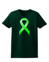 Lyme Disease Awareness Ribbon - Lime Green Womens Dark T-Shirt-TooLoud-Forest-Green-Small-Davson Sales