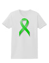 Lyme Disease Awareness Ribbon - Lime Green Womens T-Shirt-Womens T-Shirt-TooLoud-White-X-Small-Davson Sales