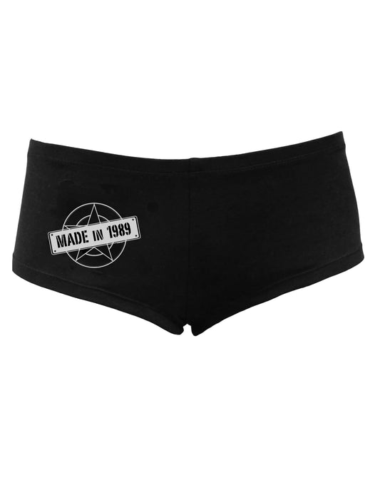 30th Birthday Gift Made in 1989 Women's Dark Boyshorts by TooLoud-Clothing-TooLoud-Black-Small-Davson Sales