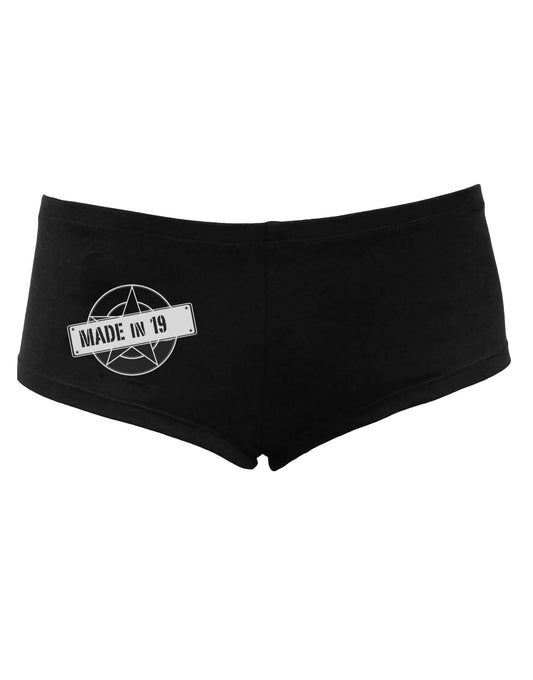 50th Birthday Gift Made in 19__ Women's Dark Boyshorts by TooLoud-Clothing-TooLoud-Black-Small-Davson Sales