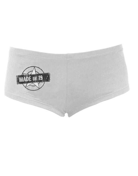 50th Birthday Gift Made in 19__ Women's Boyshorts by TooLoud-Clothing-TooLoud-White-Small-Davson Sales