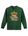 MLK - Only Love Quote Adult Long Sleeve Dark T-Shirt-TooLoud-Dark-Green-Small-Davson Sales