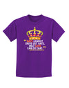 MLK - Only Love Quote Childrens Dark T-Shirt-Childrens T-Shirt-TooLoud-Purple-X-Small-Davson Sales