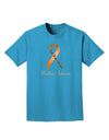 MS - Faith Hope Strength Adult Dark T-Shirt-Mens T-Shirt-TooLoud-Turquoise-Small-Davson Sales