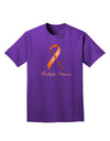 MS - Faith Hope Strength Adult Dark T-Shirt-Mens T-Shirt-TooLoud-Purple-Small-Davson Sales