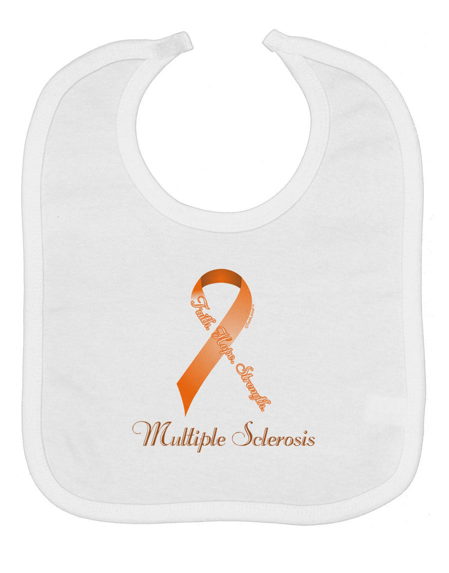 MS - Faith Hope Strength Baby Bib