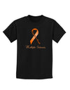 MS - Faith Hope Strength Childrens Dark T-Shirt-Childrens T-Shirt-TooLoud-Black-X-Small-Davson Sales