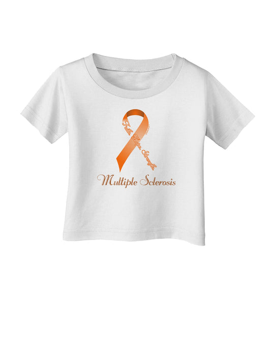 MS - Faith Hope Strength Infant T-Shirt-Infant T-Shirt-TooLoud-White-06-Months-Davson Sales