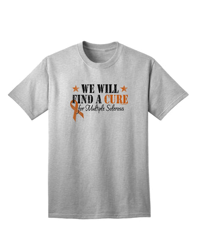 MS - We Will Find A Cure Adult T-Shirt-Mens T-Shirt-TooLoud-AshGray-Small-Davson Sales