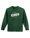 Made In Birth Year 1924 Adult Long Sleeve Dark T-Shirt-TooLoud-Dark-Green-Small-Davson Sales