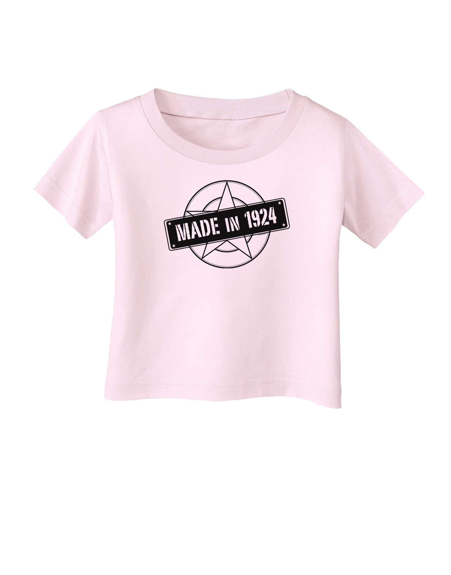 Made In Birth Year 1924 Infant T-Shirt-Infant T-Shirt-TooLoud-Light-Pink-06-Months-Davson Sales