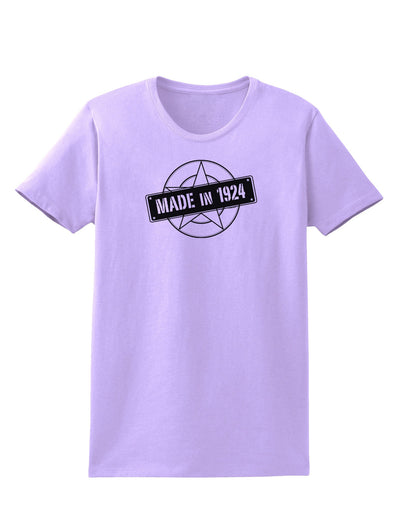 Made In Birth Year 1924 Womens T-Shirt-Womens T-Shirt-TooLoud-Lavender-X-Small-Davson Sales