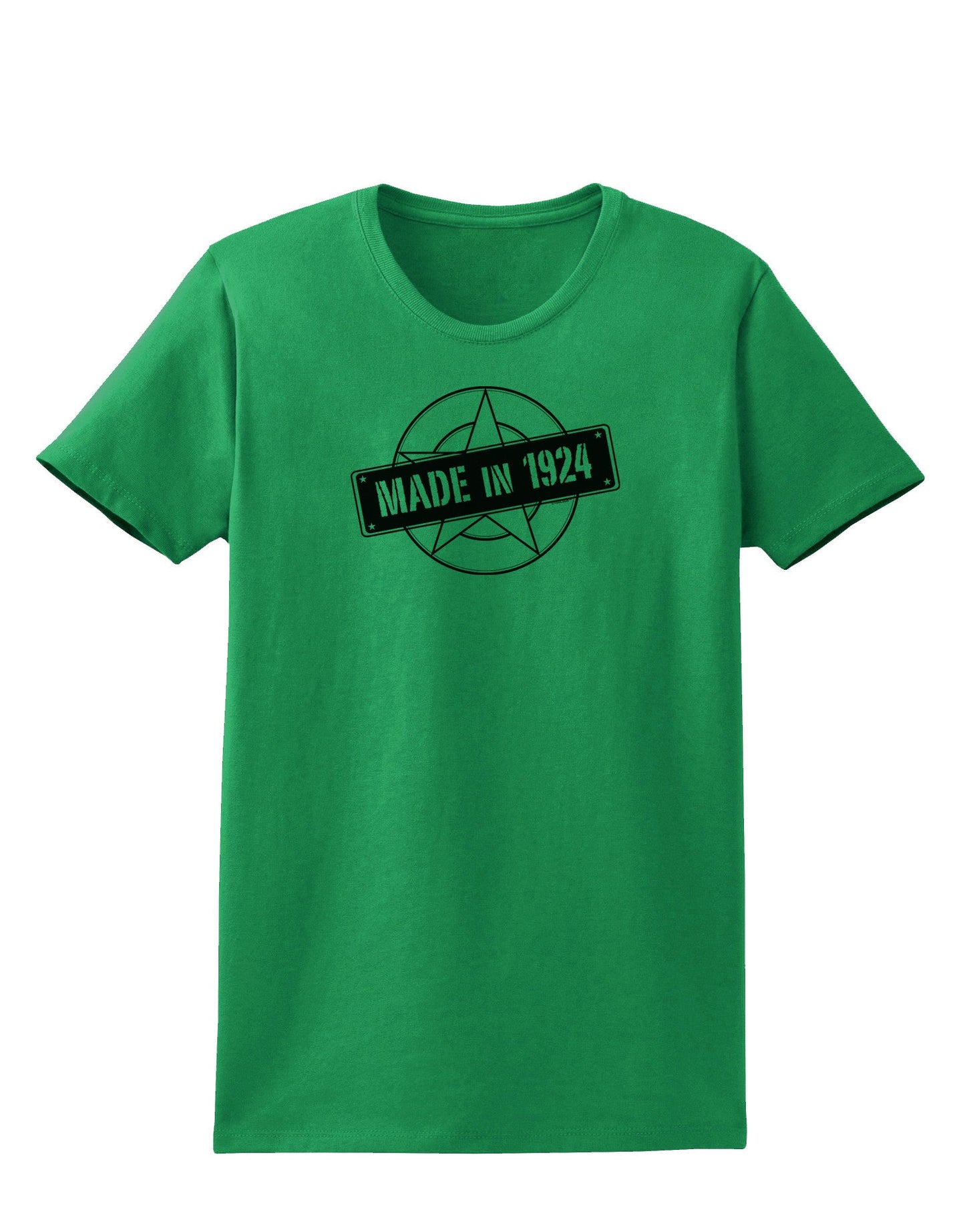 Made In Birth Year 1924 Womens T-Shirt-Womens T-Shirt-TooLoud-Kelly-Green-X-Small-Davson Sales