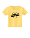 Made In Birth Year 1934 Toddler T-Shirt-Toddler T-Shirt-TooLoud-Daffodil-Yellow-2T-Davson Sales