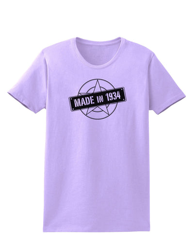 Made In Birth Year 1934 Womens T-Shirt-Womens T-Shirt-TooLoud-Lavender-X-Small-Davson Sales