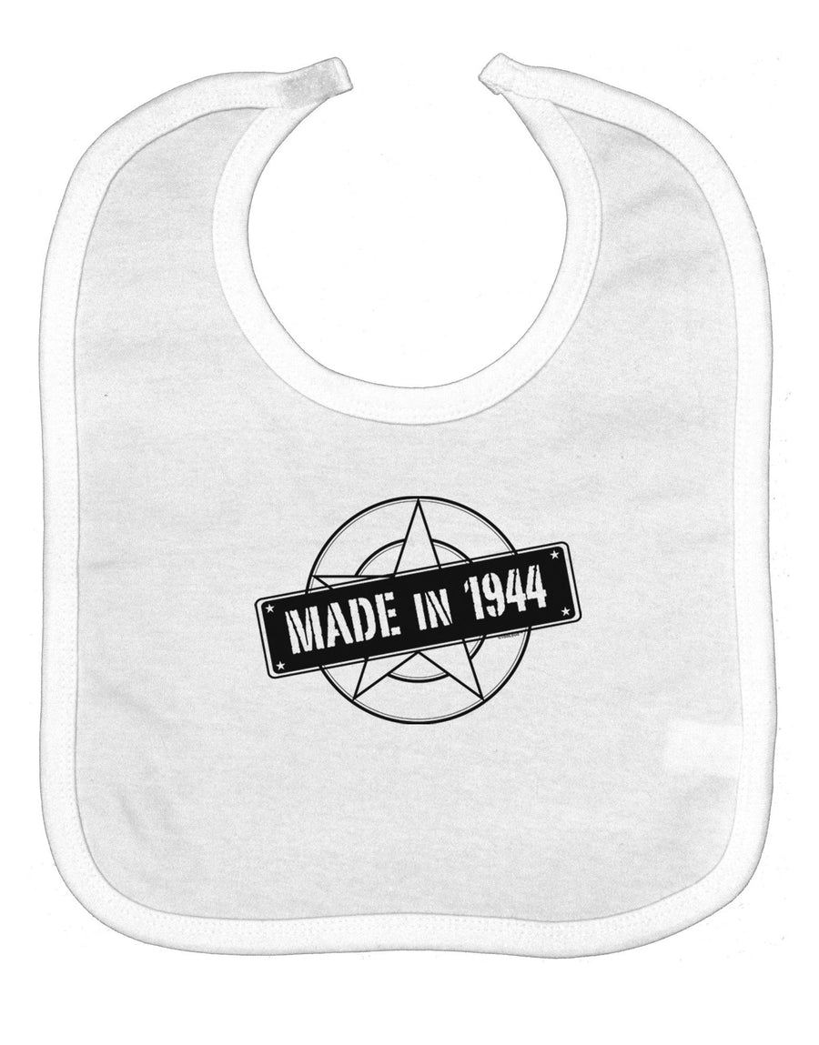 Made In Birth Year 1944 Baby Bib