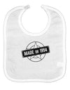 Made In Birth Year 1954 Baby Bib