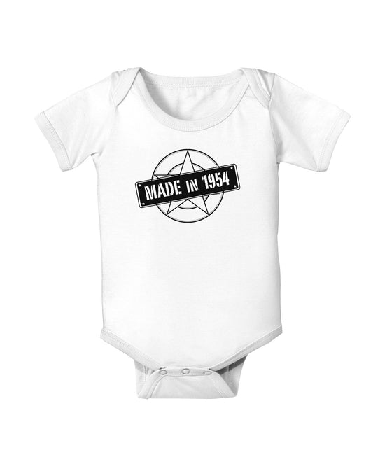 Made In Birth Year 1954 Baby Romper Bodysuit-Baby Romper-TooLoud-White-06-Months-Davson Sales